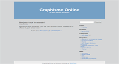 Desktop Screenshot of graphisme-online.com